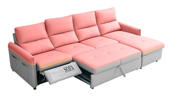 BN Modern Electric Sofa Bed Multifunctional Flip Back Sofa With Storage Cabinet Queen Sofa Bed Functional Sofa Recliner