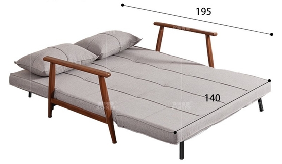BN New Style Folding Sofa Bed Double Sofa Variable Tatami Bed Living Room Small Unit Sofa Bed Modern Functional Couch So