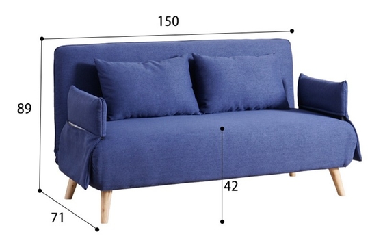 BN Recliner Technology Cloth Sofa Bed Dual-Purpose Foldable Double Living Room Small Unit Multifunctional Variable Bed