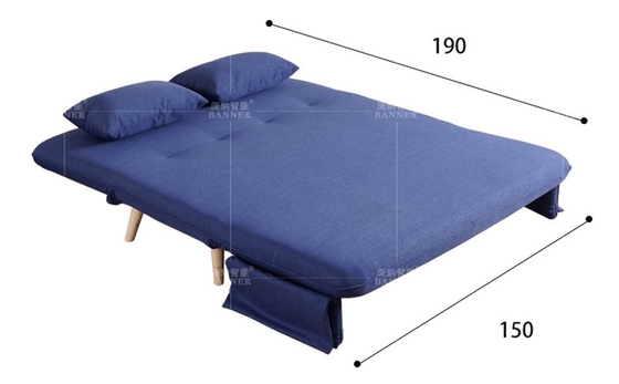 BN Recliner Technology Cloth Sofa Bed Dual-Purpose Foldable Double Living Room Small Unit Multifunctional Variable Bed