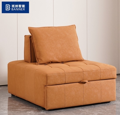 BN Single Puff Sofa Bed Living Room Retractable Single Sofa Bed Recliner Multifunctional Dual-Purpose Sofa Bed