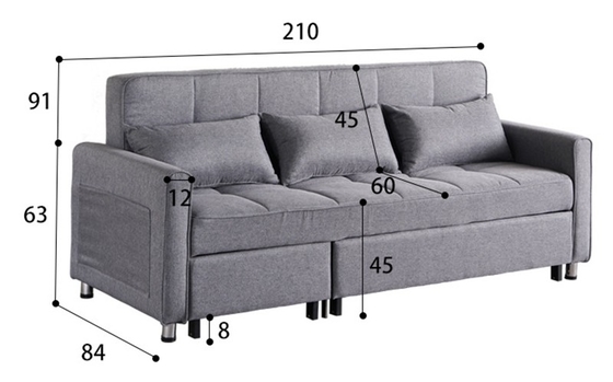 BN Modern Minimalist Sofa Multifunctional Single Chair Bed Modern Folding Sofa Bed Functional Recliner Chair Sofa Bed