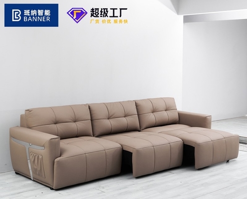 BN Electric Telescopic Function Sofa Bed Leather Sofa Dual-Purpose Electric Functional Sofa Bed Recliner Sofa