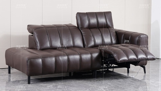BN Italian Minimalist Living Room Electric Function Genuine Leather Sofa Home Furniture Functional Sofa Recliner