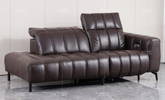 BN Italian Minimalist Living Room Electric Function Genuine Leather Sofa Home Furniture Functional Sofa Recliner