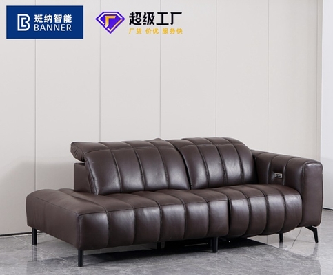 BN Italian Minimalist Living Room Electric Function Genuine Leather Sofa Home Furniture Functional Sofa Recliner