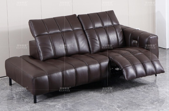 BN Italian Minimalist Living Room Electric Function Genuine Leather Sofa Home Furniture Functional Sofa Recliner
