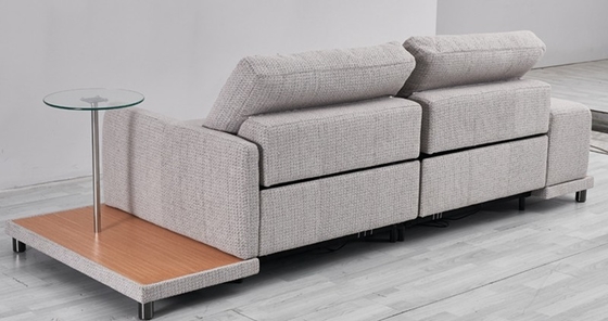 BN Electric Smart Double Function Sofa Edge Glass Tea Table Storage Cinema Sofa Combination Furniture