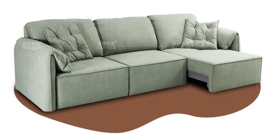 BN Technology Velvet Sofa Electric Recliner Nordic Italian Living Room Elephant Ear Extension Functional Sofa