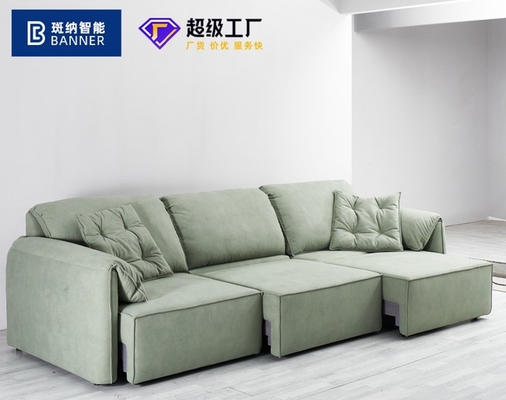 BN Technology Velvet Sofa Electric Recliner Nordic Italian Living Room Elephant Ear Extension Functional Sofa