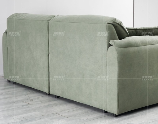BN Technology Velvet Sofa Electric Recliner Nordic Italian Living Room Elephant Ear Extension Functional Sofa