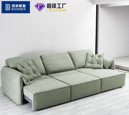 BN Technology Velvet Sofa Electric Recliner Nordic Italian Living Room Elephant Ear Extension Functional Sofa