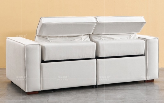 BN Italian Minimalist Functional Sofa Living Room Wear-Resistant Cat Claw Cloth Double Seat Electric Recliner Sofa
