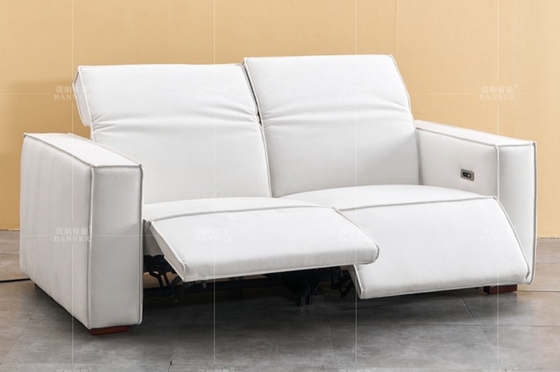 BN Italian Minimalist Functional Sofa Living Room Wear-Resistant Cat Claw Cloth Double Seat Electric Recliner Sofa