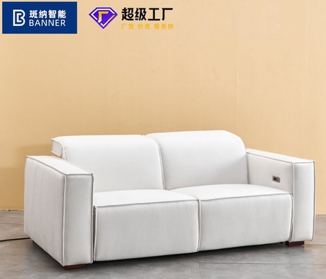 BN Italian Minimalist Functional Sofa Living Room Wear-Resistant Cat Claw Cloth Double Seat Electric Recliner Sofa