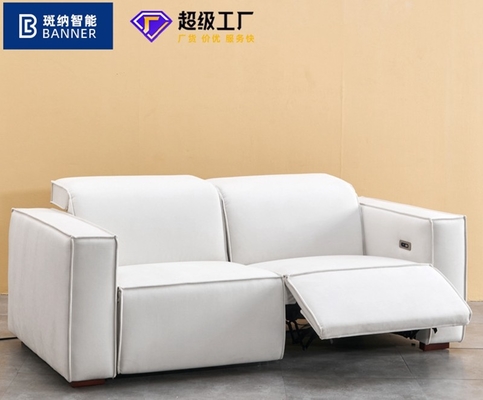 BN Italian Minimalist Functional Sofa Living Room Wear-Resistant Cat Claw Cloth Double Seat Electric Recliner Sofa