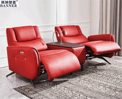 BN Leather Function Mechanism Sofa Recliner Chair Multifunctional Italian Minimalist Cinema Electric Recliner Sofa